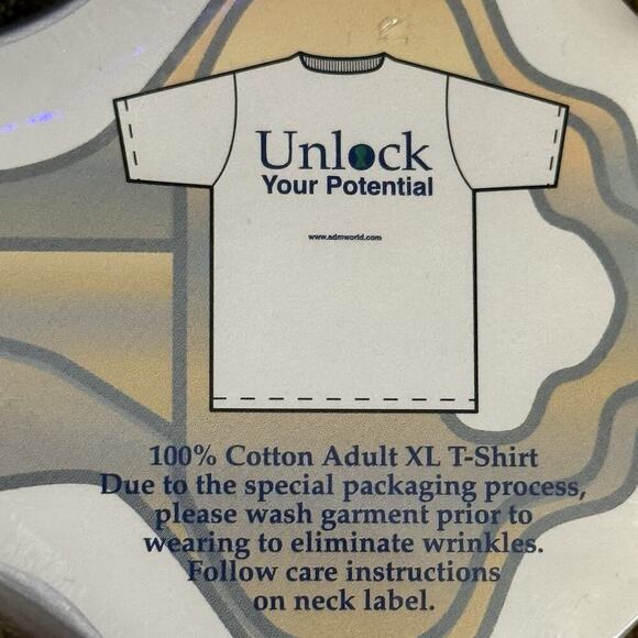 ADM Archer Daniels Midland Company Unlock Your Potential Stuffed T-Shirt XL